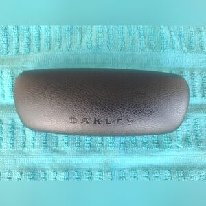 Oakley Glasses Case Hard Black Faux Leather